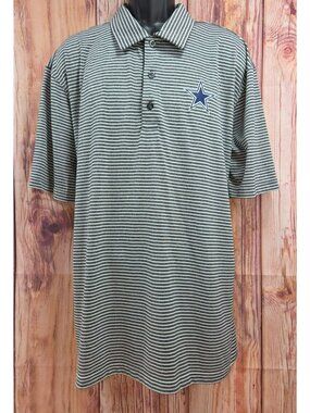 Dallas Cowboys Authentic 2XL Striped Polo
